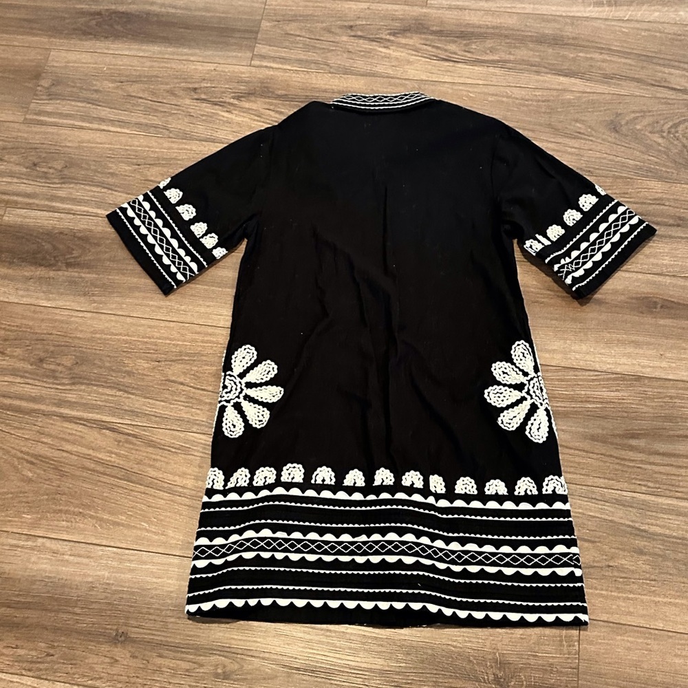 NWOT Sea New York Ryleigh Embroidered Ric Rac Shirt Dress Size XS - Picture 9 of 9
